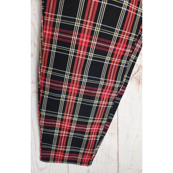 Rue+ 3X Cotton/Polyester Plaid Women’s Zip Up Pants | Stylish Plus-Size Pants - Picture 7 of 13